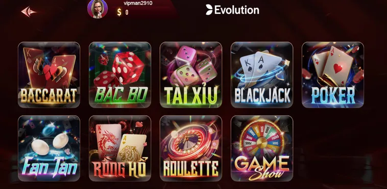 Khám Phá Thế Giới Evolution Livestream Tại ManClub Với Công Nghệ Cá Cược Đỉnh Cao