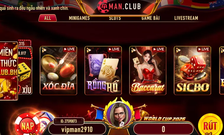 Trải Nghiệm Đẳng Cấp Live Casino Livestream Tại ManClub Với Dàn Dealer Xinh Đẹp Hấp Dẫn