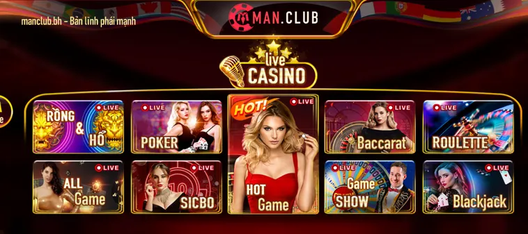 Trải Nghiệm Đẳng Cấp Live Casino Livestream Tại ManClub Với Dàn Dealer Xinh Đẹp Hấp Dẫn