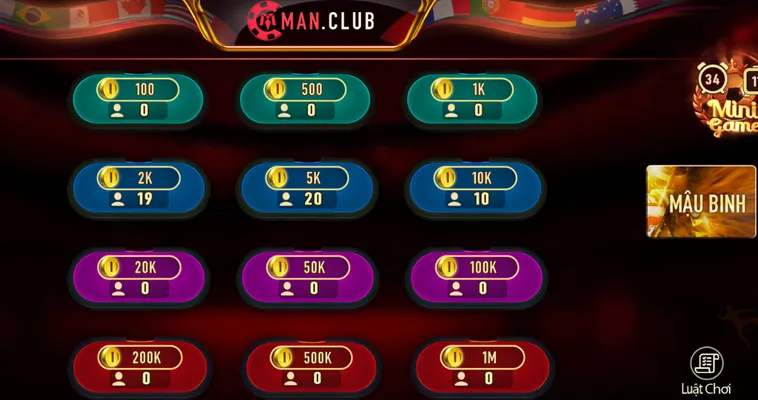 Trải Nghiệm Siêu Phẩm Game Mậu Binh Tại ManClub Với Cơ Hội Nhận Thưởng Khủng