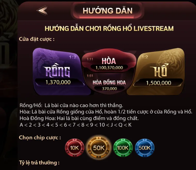 Rồng Hổ Livestream Tại ManClub Sảnh Đấu Trí Đỉnh Cao Cho Các Tay Chơi Chuyên Nghiệp
