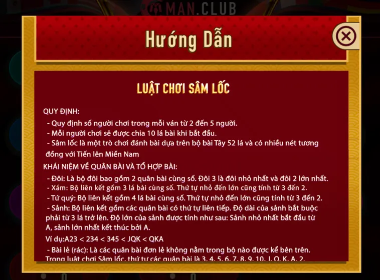 Trải Nghiệm Siêu Phẩm Sâm Lốc Solo Tại ManClub Điểm Đến Đẳng Cấp Cho Các Cao Thủ